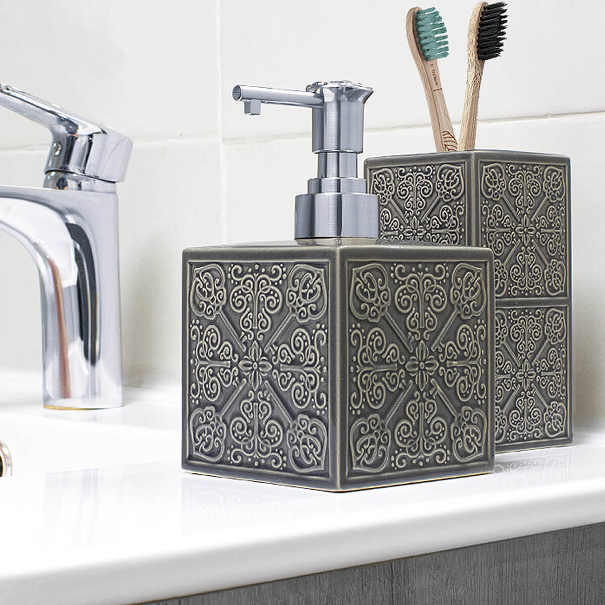set alcazaba gris nadi collection