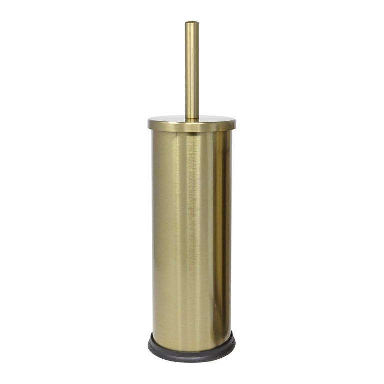Escobillero acero inoxidable oro viejo