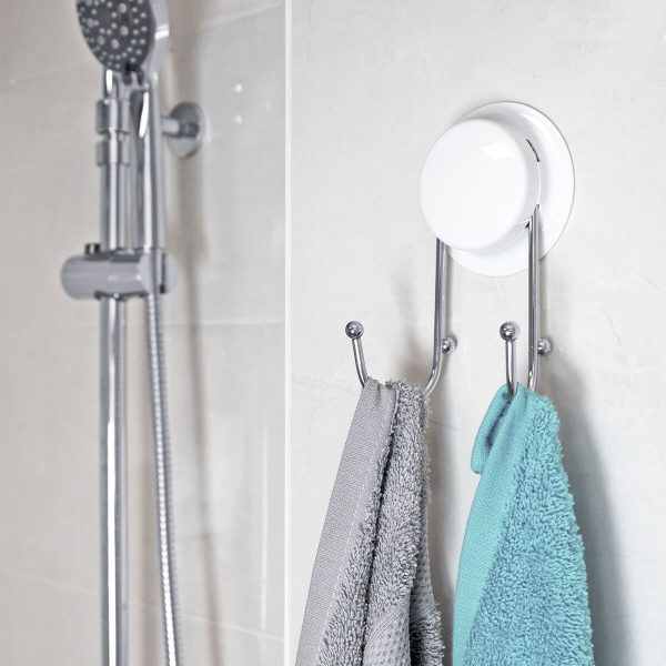 ambiente percha ventosa blanco baño