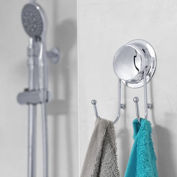 ambiente percha ventosa cromo baño