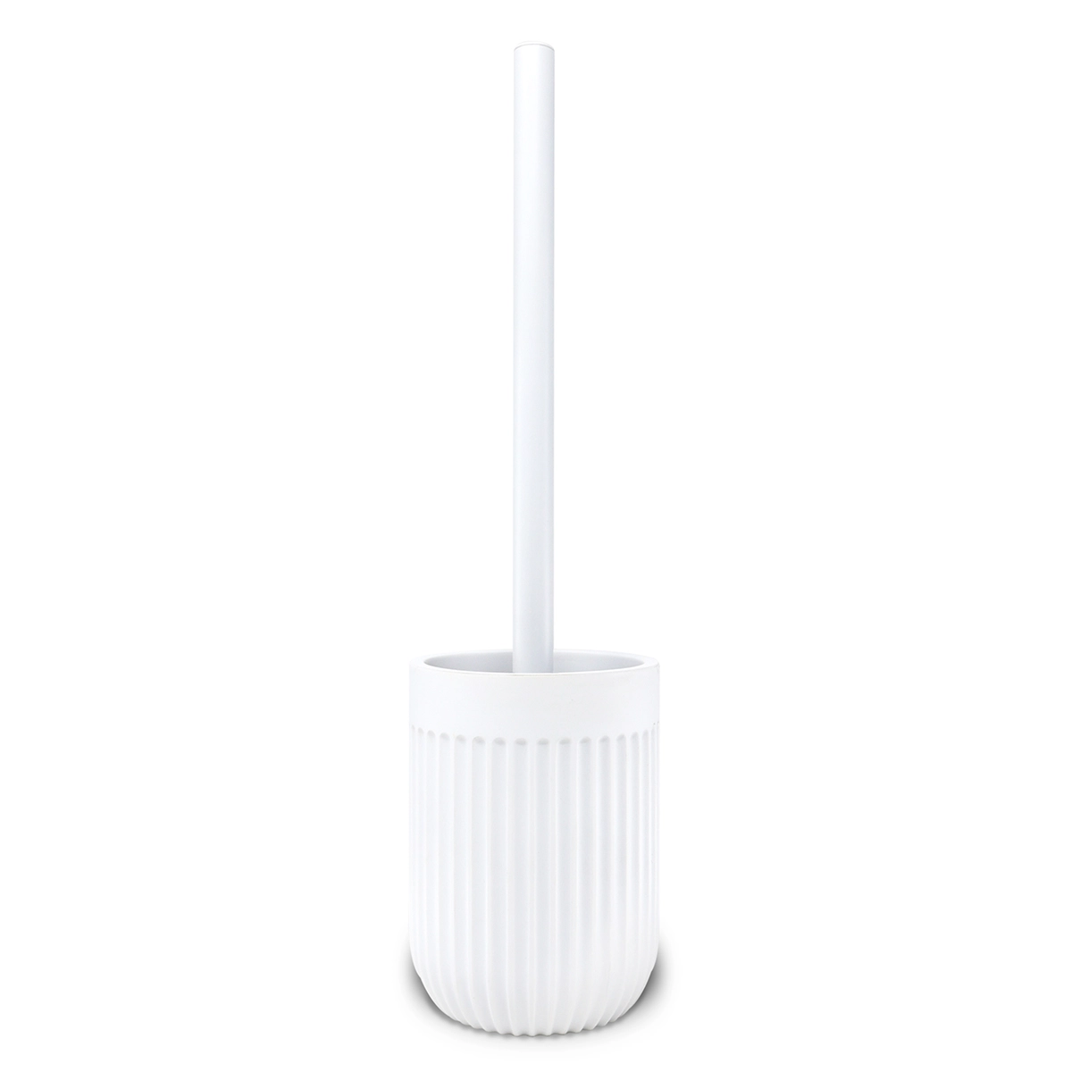 escobilla para baño blanco mate