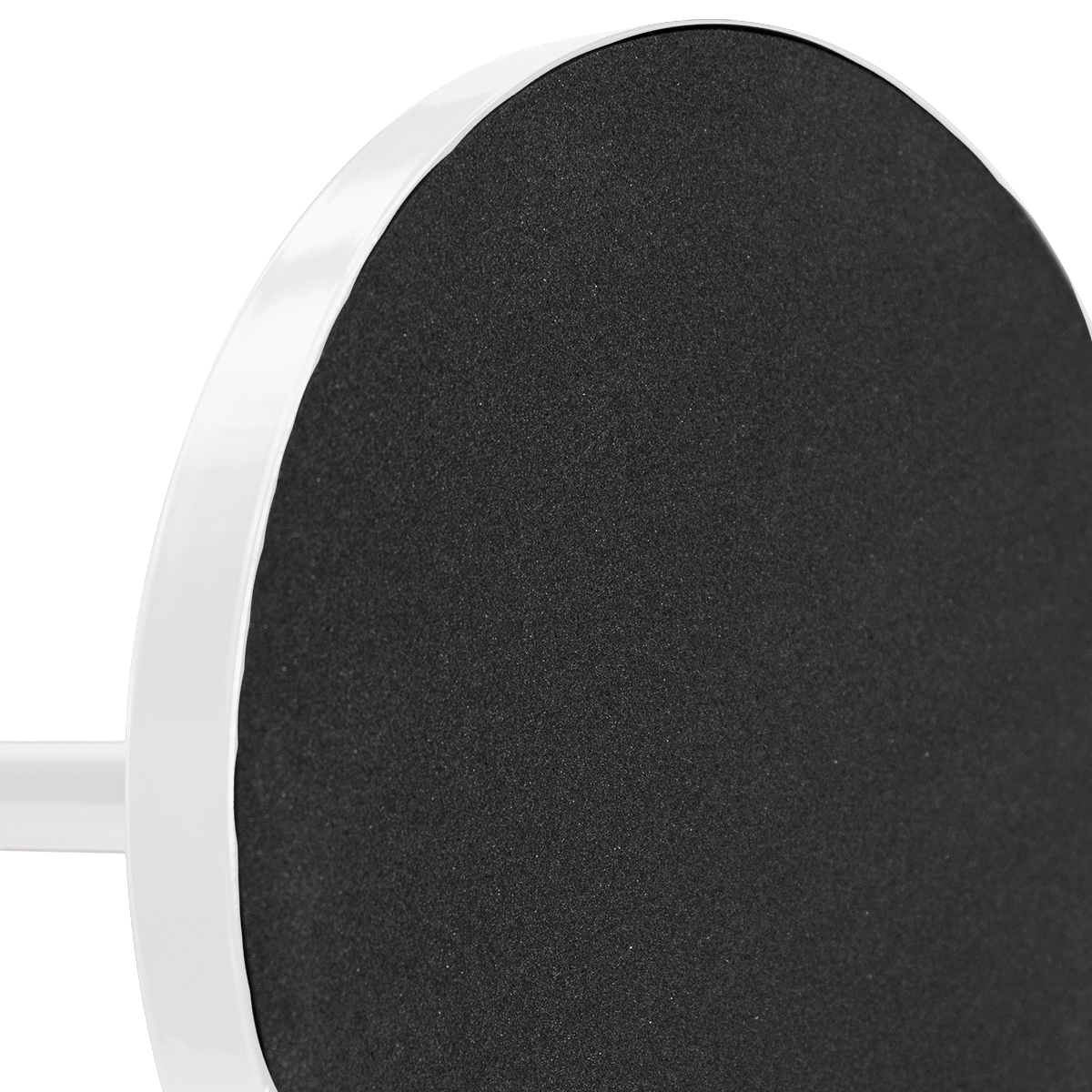 soporte espejo aumento blanco mate para baño