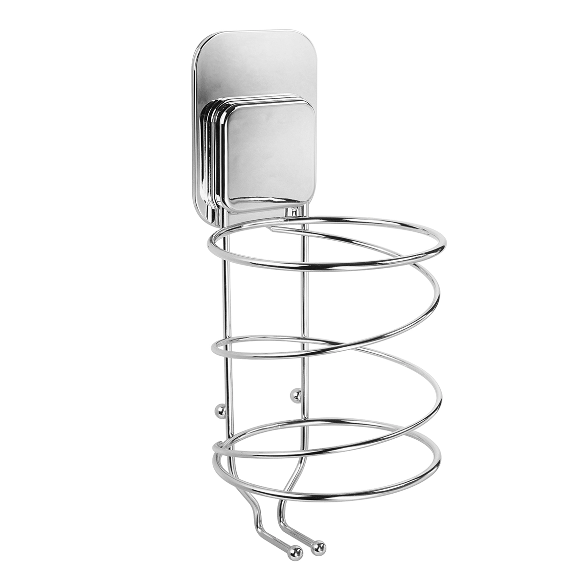 soporte adhesivo secador pelo acero inoxidable
