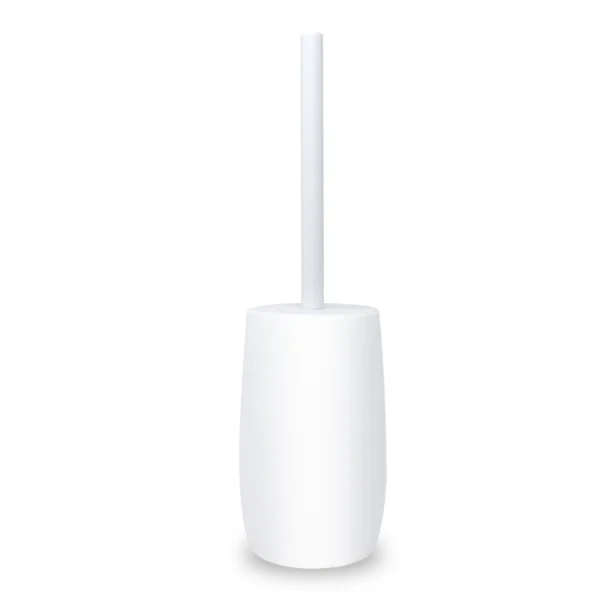escobilla de baño blanca mate serie Glaciar
