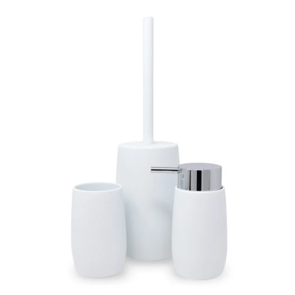 juego accesorios baño blanco barato