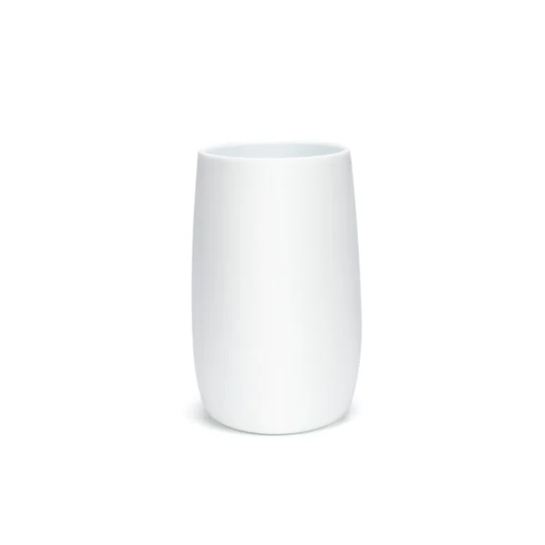 vaso portacepillos para baño blanco