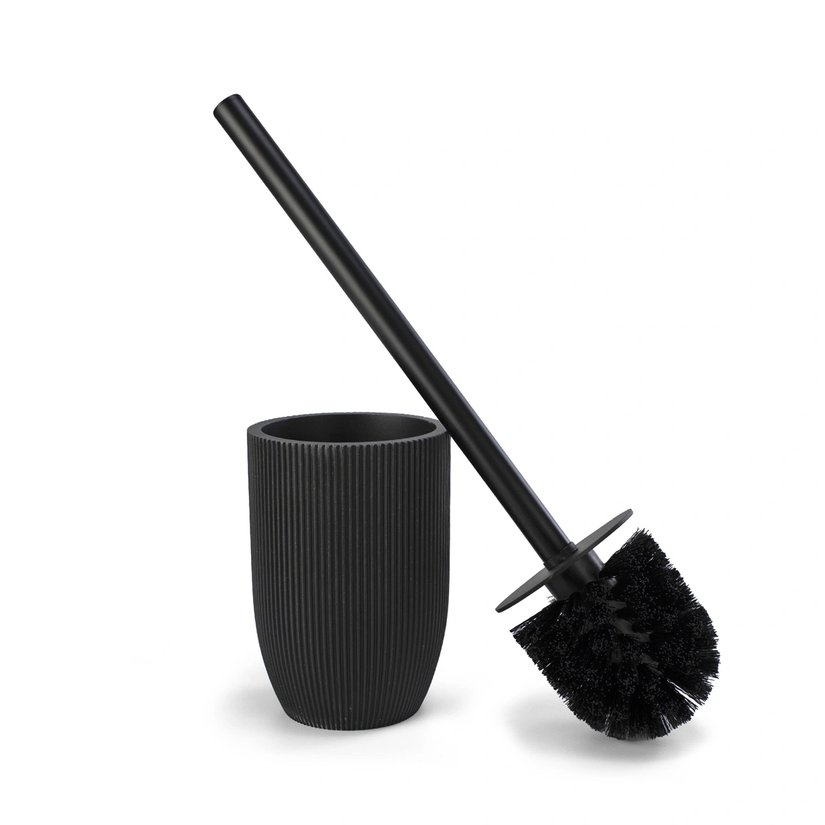 escobilla de wc negro mate